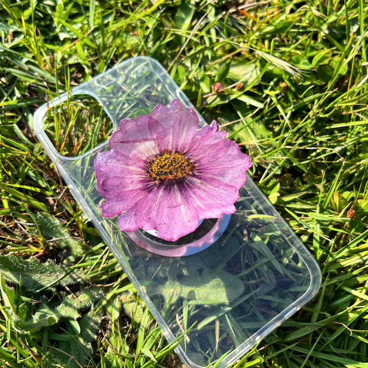 Real Flower Phone Grip Holder - Pop Socket