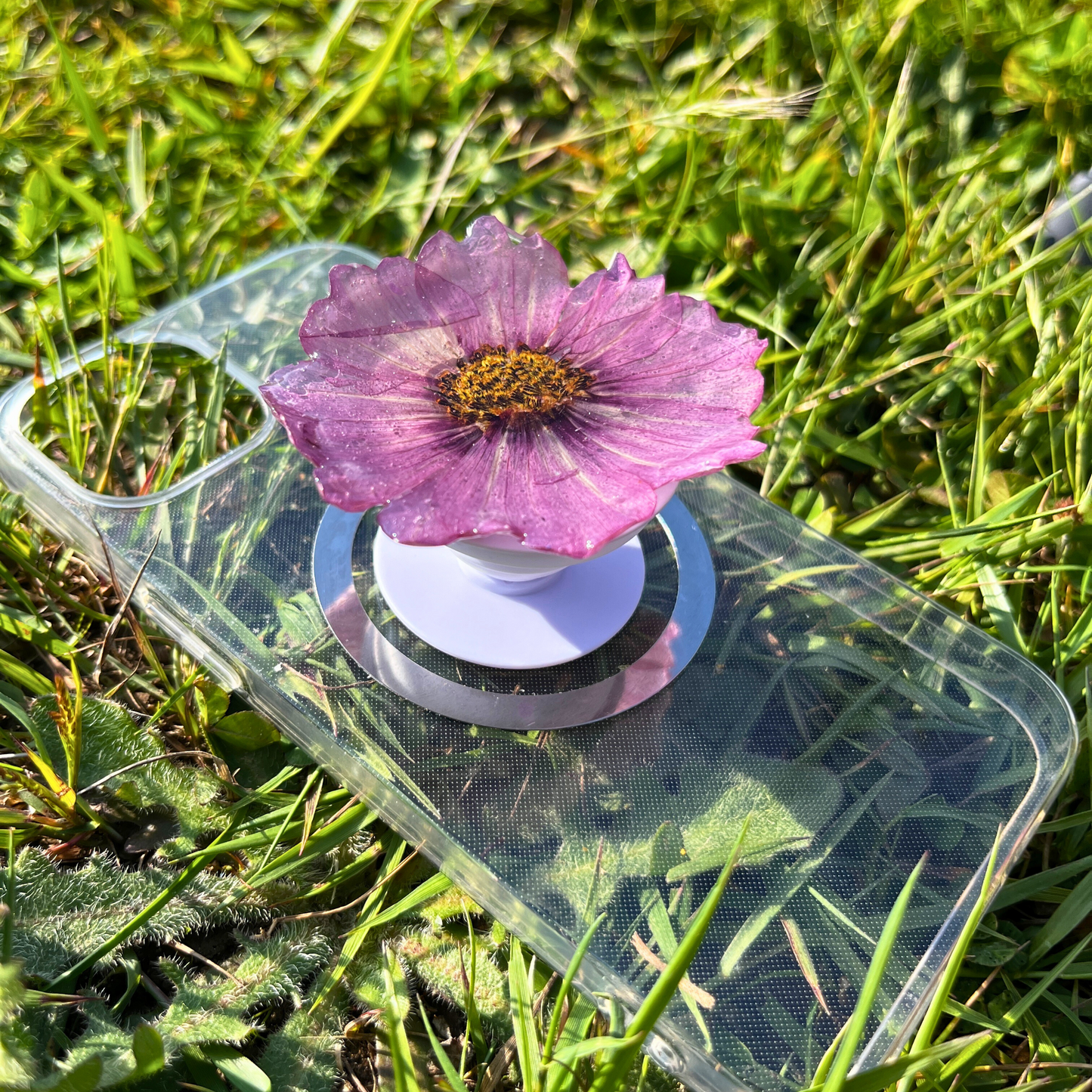 Real Flower Phone Grip Holder - Pop Socket