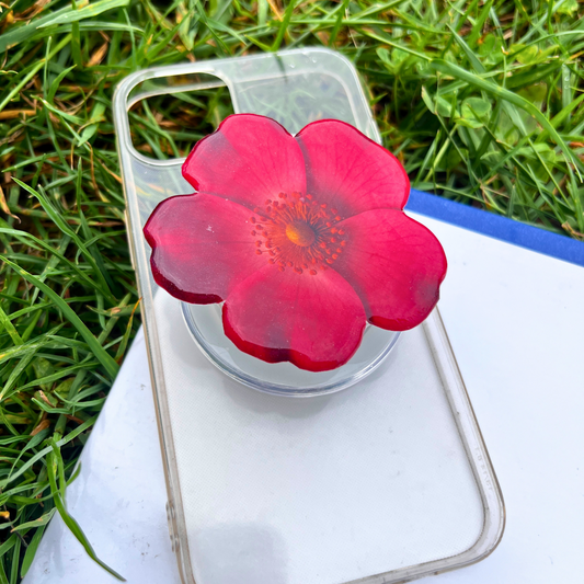Dog Wood / Dog Rose Flower Phone Grip Holder - Pop Socket