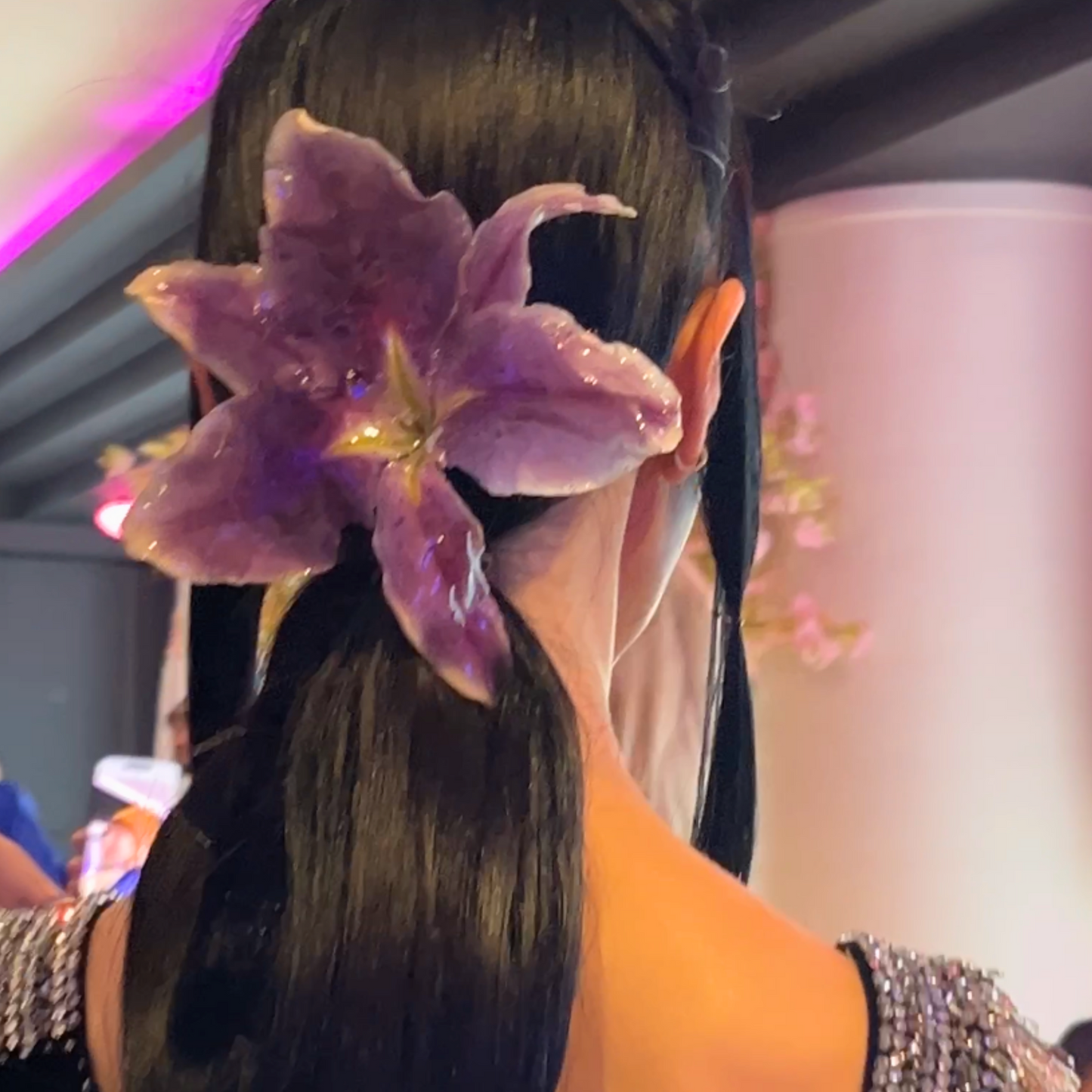 Real Lily Hairpin